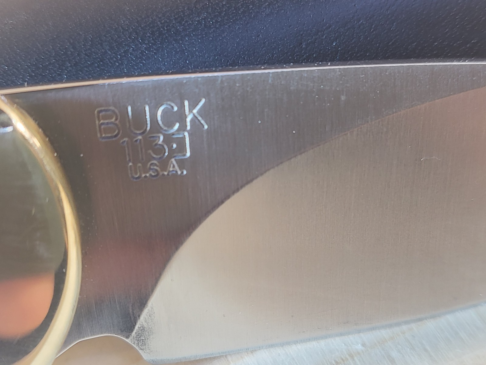 Buck 113 Ranger Skinner Knife with Leather Sheath