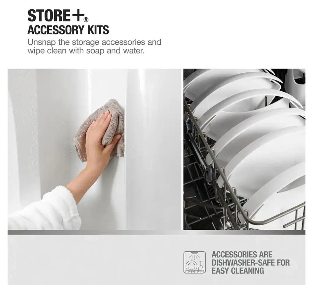 Sterling Store+ Bath / Shower System 2 Hooks for Soap Dish FACTORY SEALED