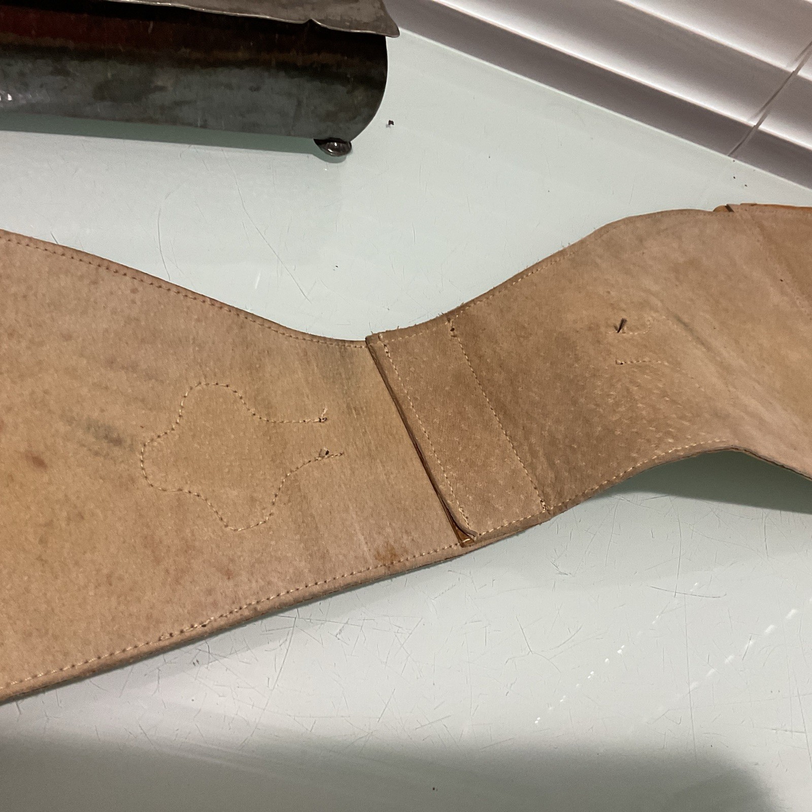 Antique Leather Saddlebag