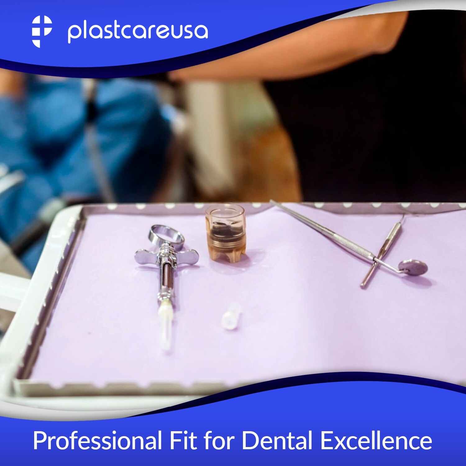 2000 Blue Paper Dental Tray Covers for Size "B" Trays 8.25 "x 12.25", Tattoo