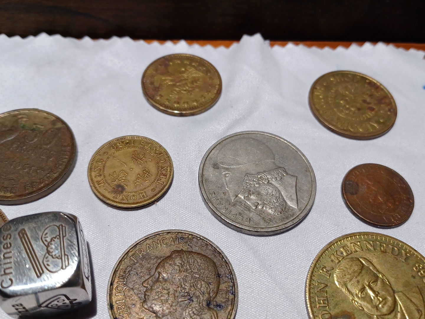 Coins, Tokens, And A Dye~