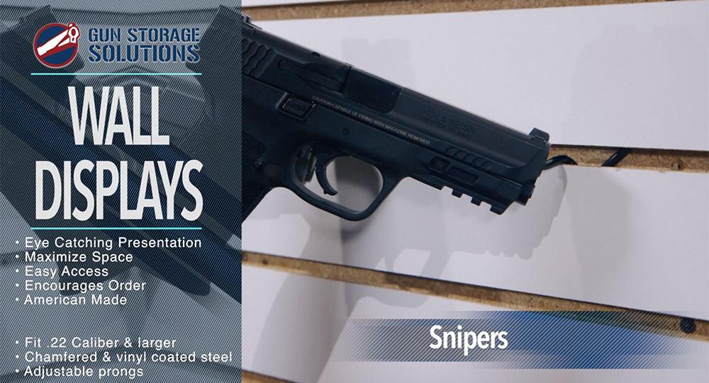 Gun Storage Solutions Slatwall Snipers - 10 pack