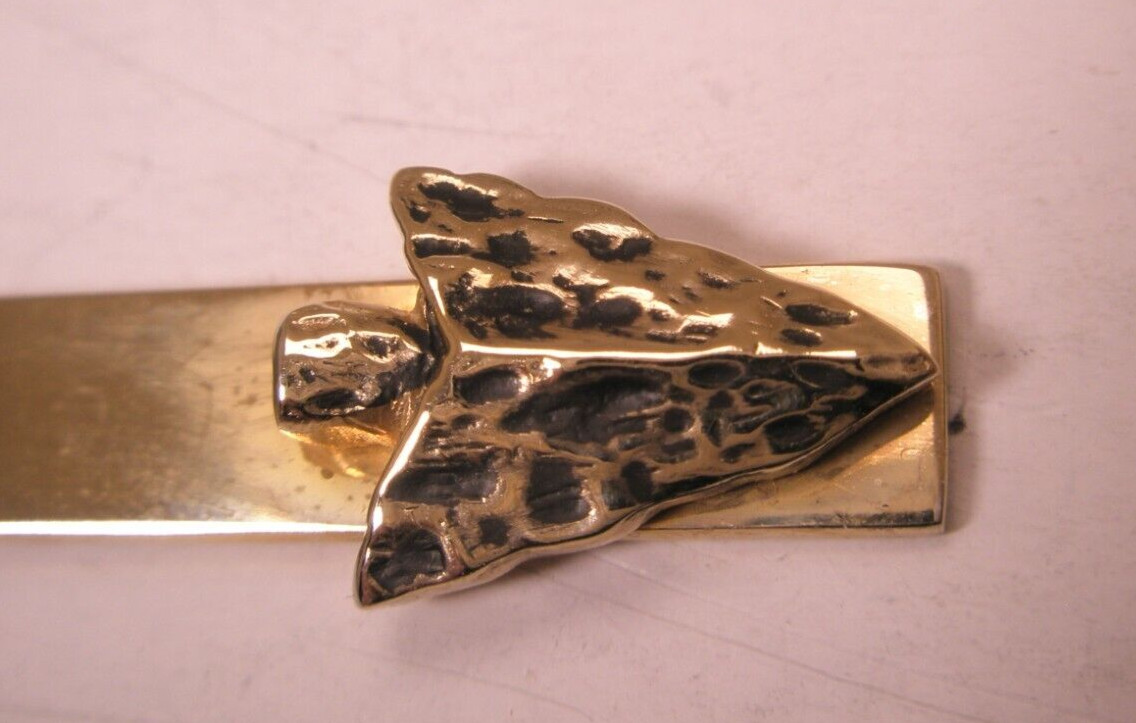 Arrow Head Vintage SWANK Tie Bar Clip archery weapon projectile