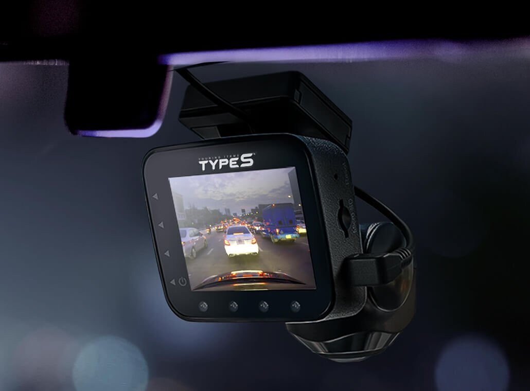 Type S P200 PRO Smart 360 Dashcam, 2K Resolution with VR Recording Mode, GPS and