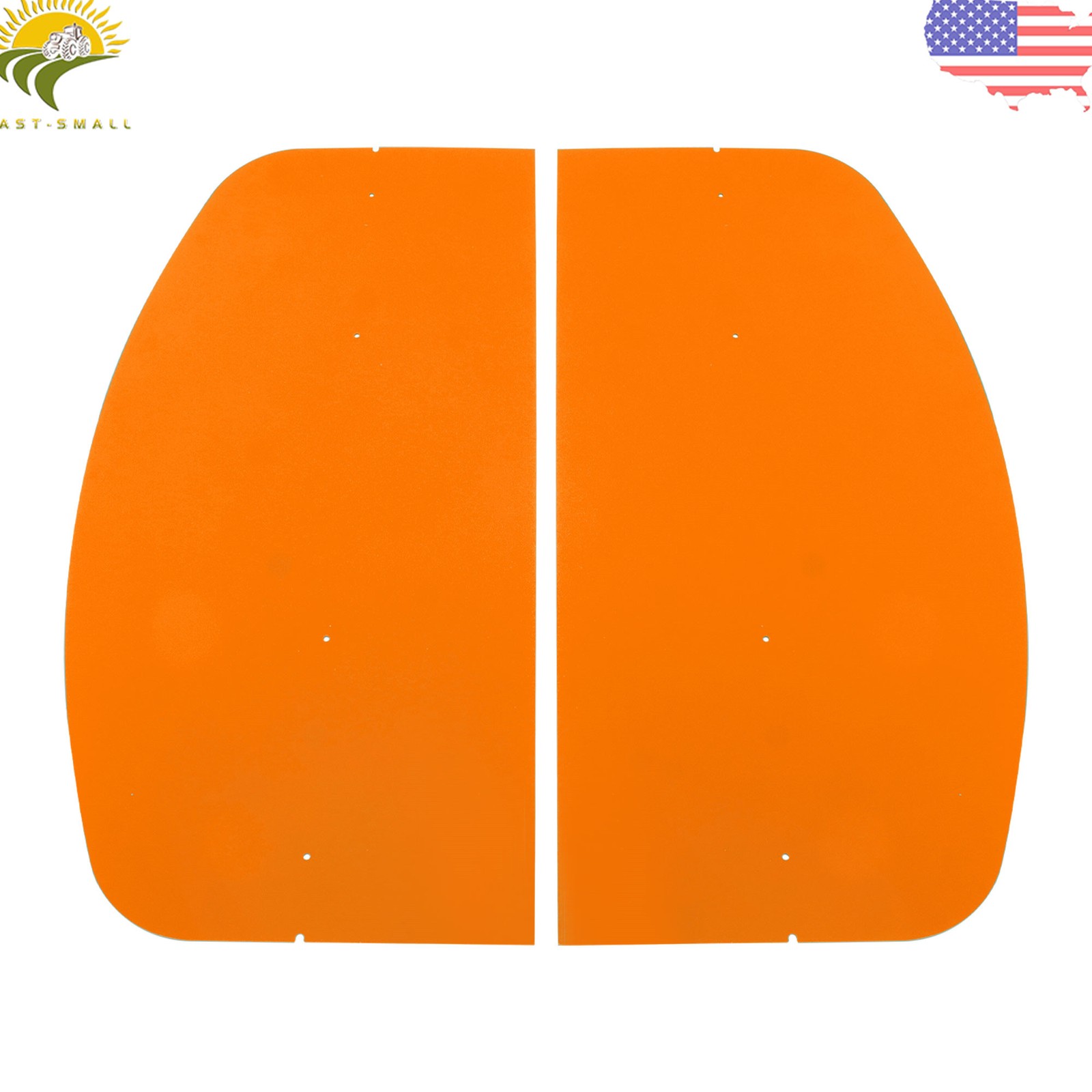 Orange Tractor Tuff Canopy 52" × 52" For 2" x 2" or 2" x 3" Rops Mower Umbrella
