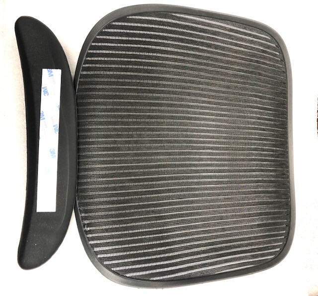 Herman Miller Aeron Size B Blemished Black Seat Mesh With New Insert Seat Foam.