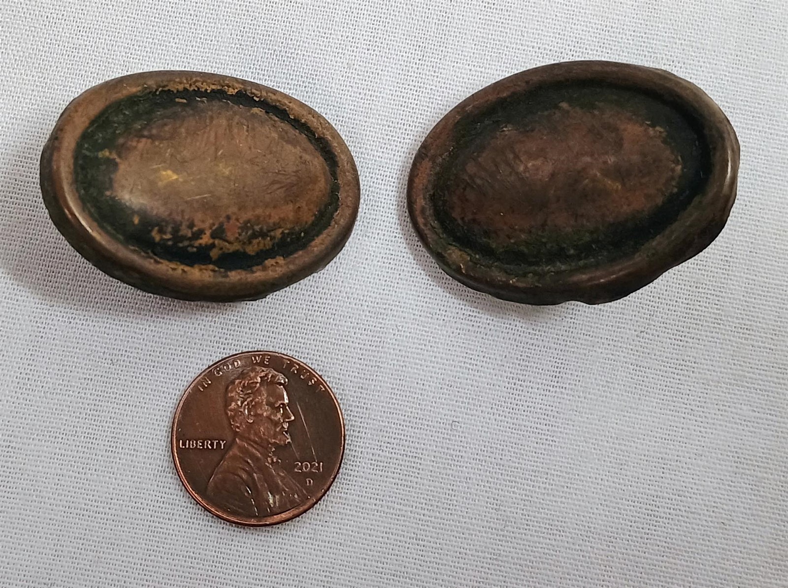 Antique Oval Horse Bridle Button Rosette Lot Vintage