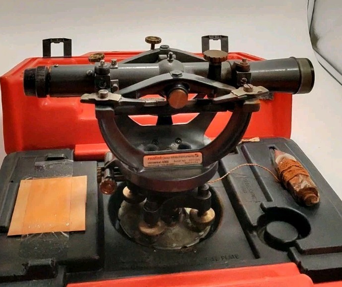 David White 8300 Transit Site Surveying Level And Case