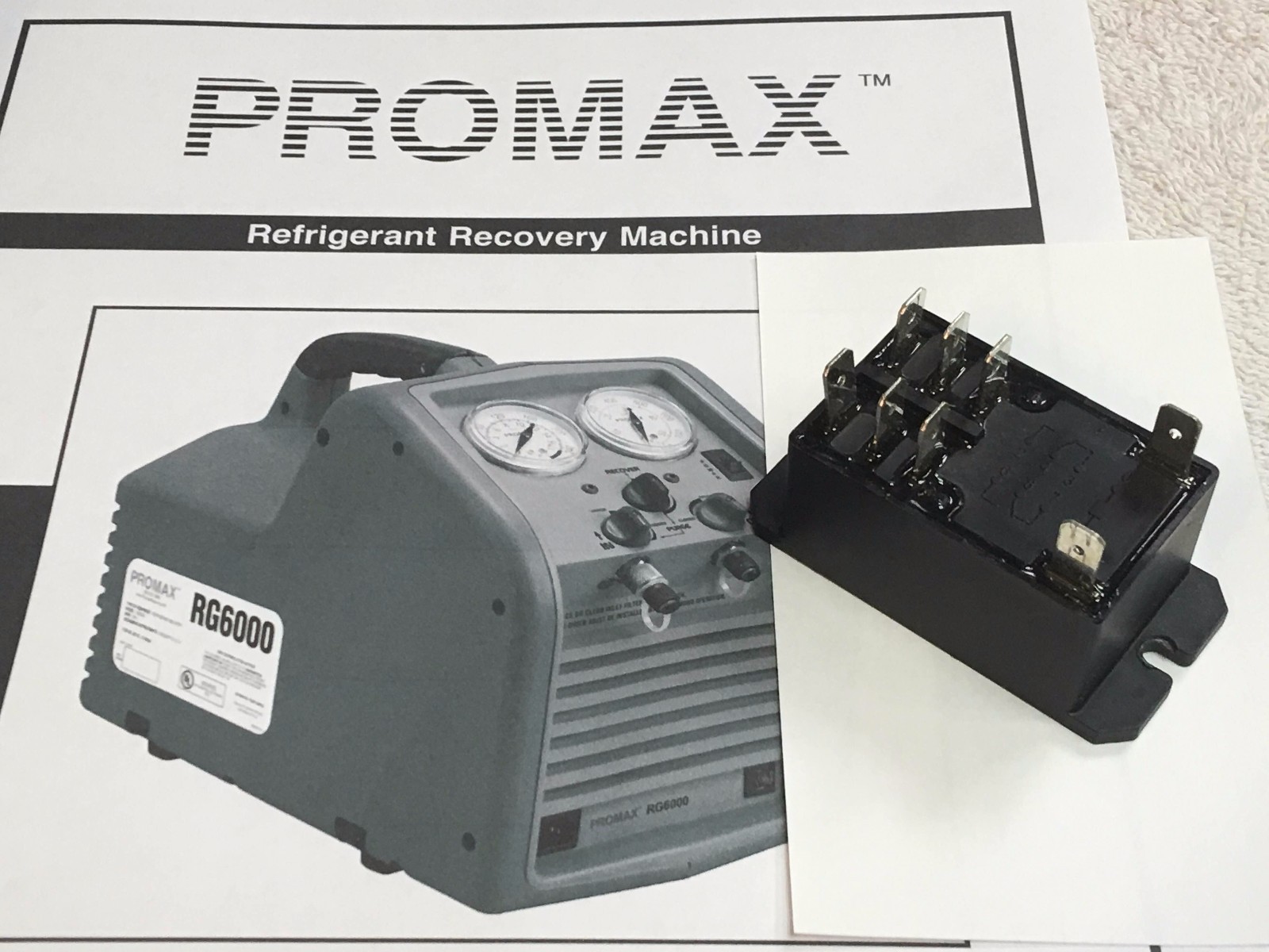 Tank Full Relay, 8 Terminals, Refrigerant Recovery Unit Promax RG6000