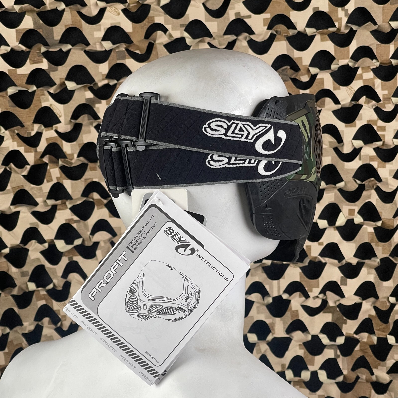 NEW Sly Paintball Mask Profit Series - Woodland Camo