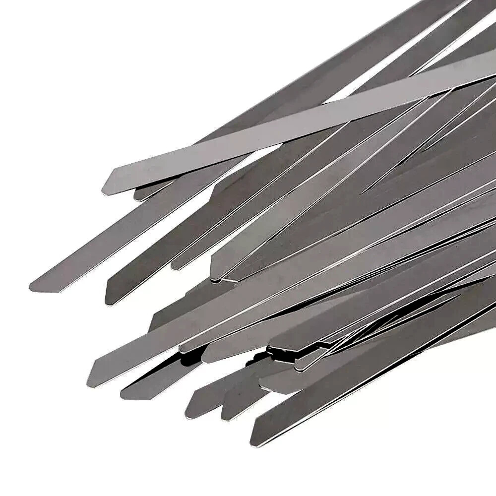 24-36" 100-200pc INDUST. GRADE 400lb-12MM Heavy D Stainless Steel Zip Tie Cable