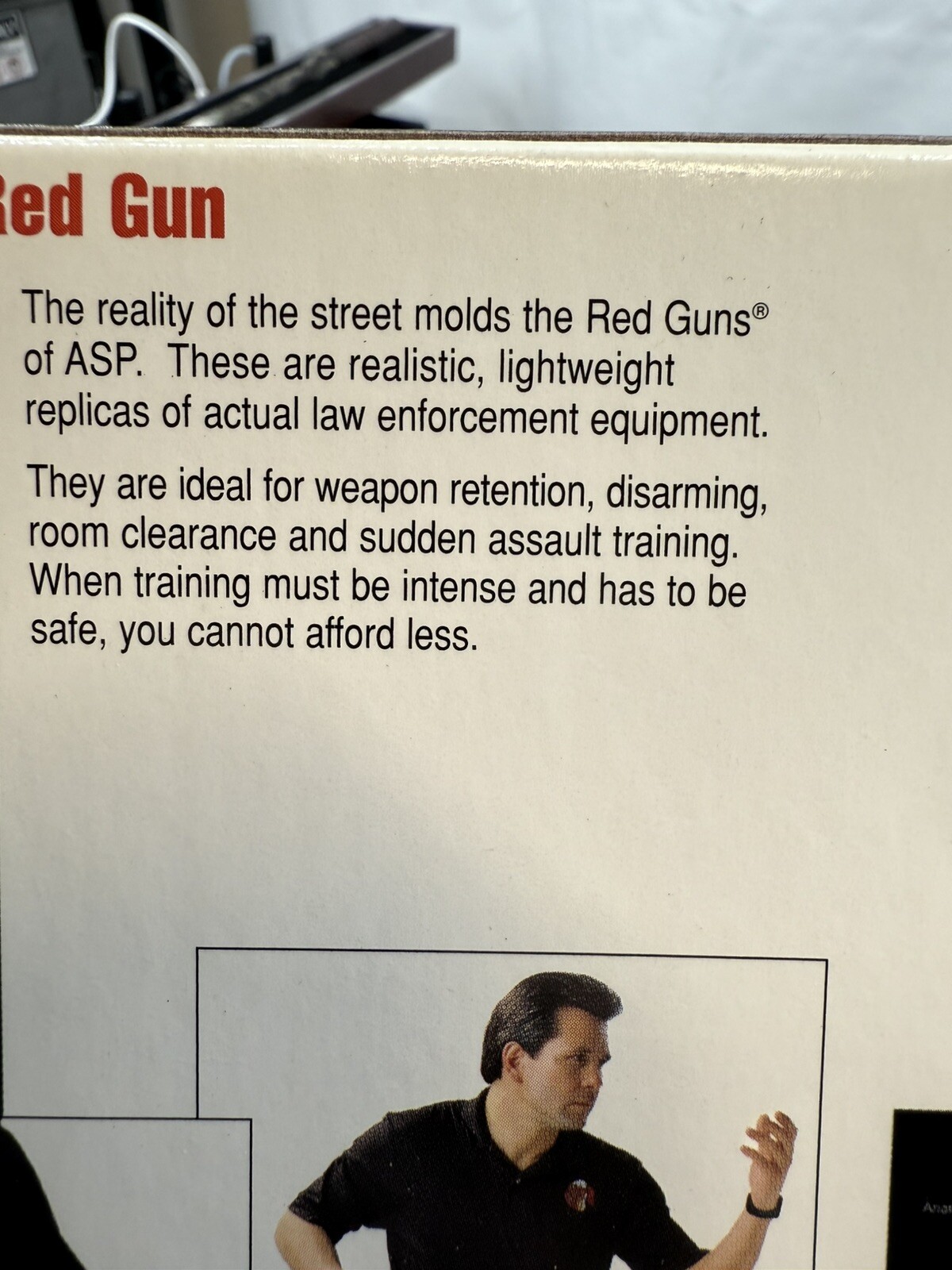 New From 1999! ASP 7301 Red Gun Practice Simulation Training Aid Beretta 9mm