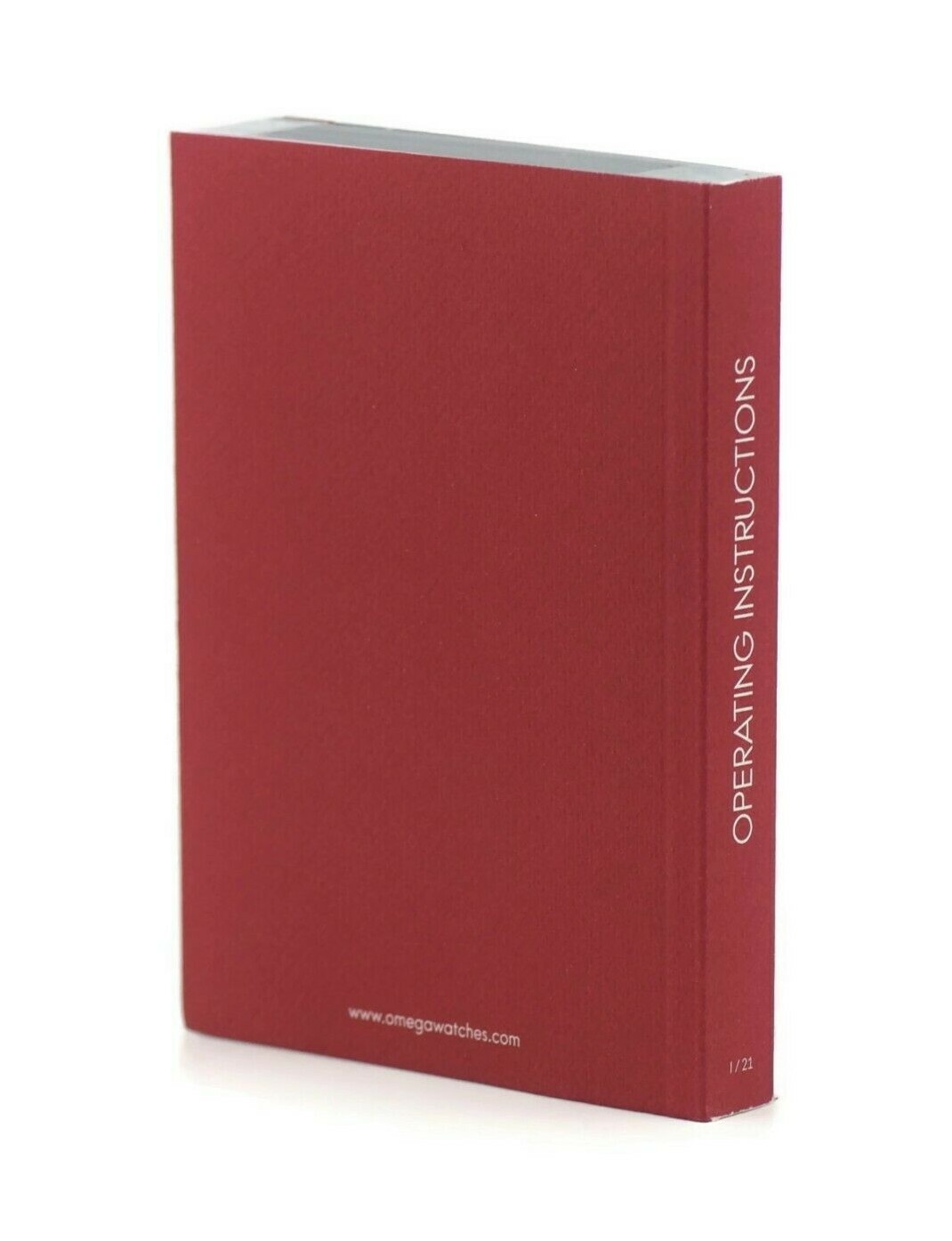 Omega Operating Instructions Booklet Manual