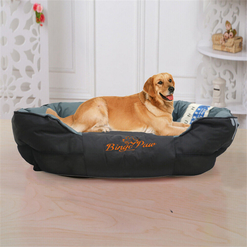 XL Large Dog Bed Waterproof Sofa Dog Pet Bolsters Removable Cushion Anti-scratch