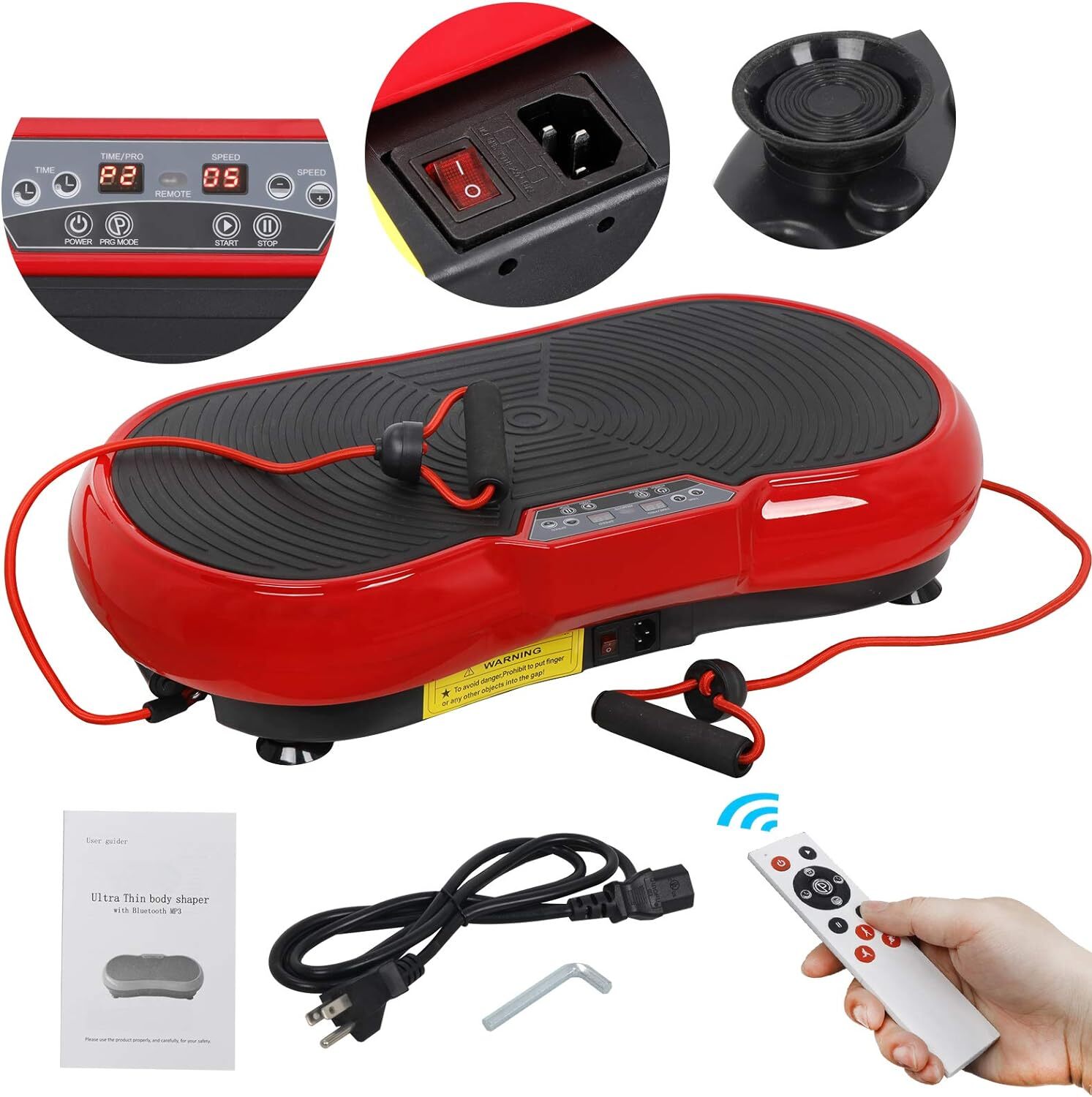 Vibration Plate Exercise Machine Full Body Workout Vibration Fitness Platform