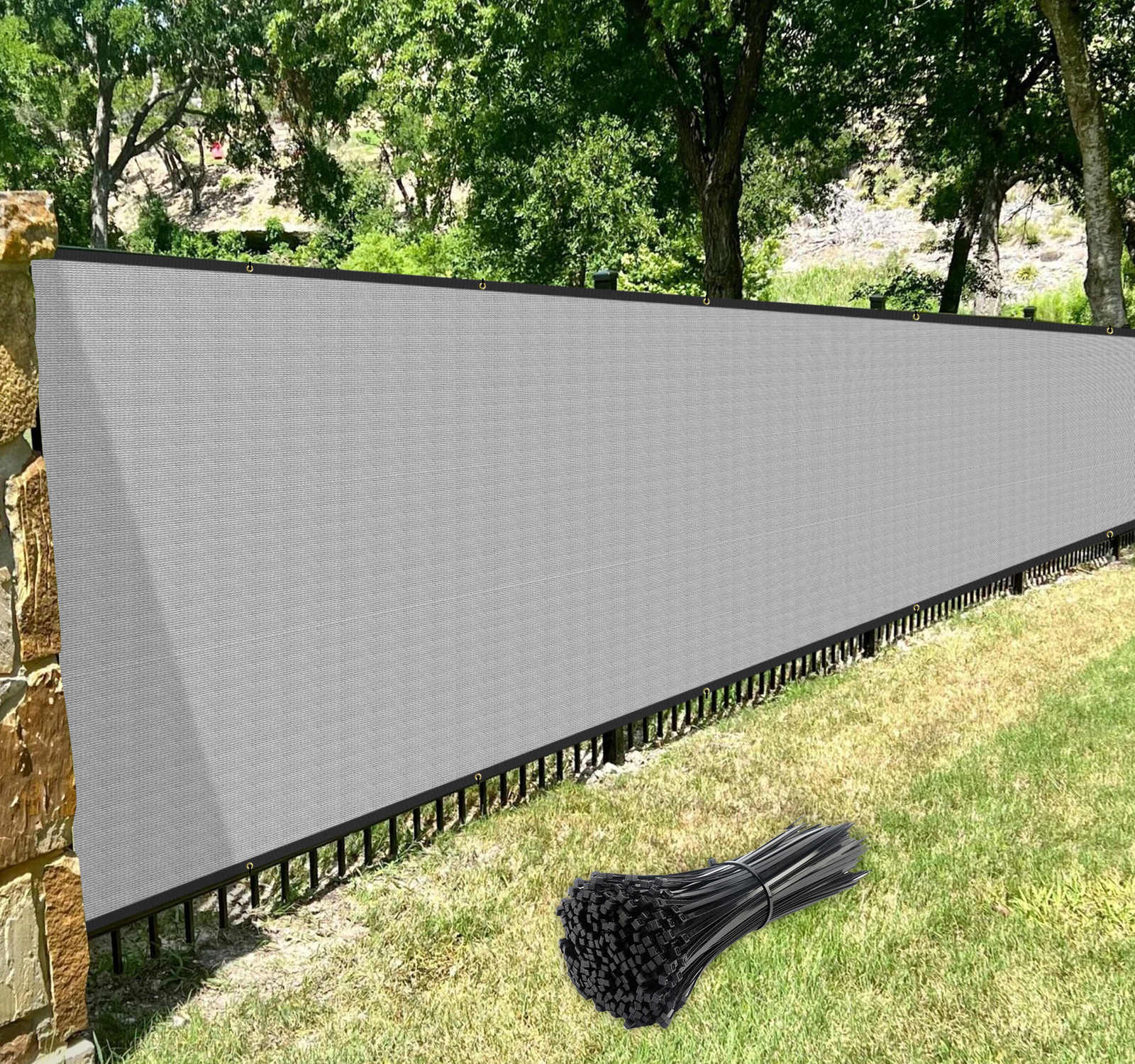 4' 5' 6' 8' tall Outdoor Fence Windscreen Privacy Screen Shade Cover Garden Pool