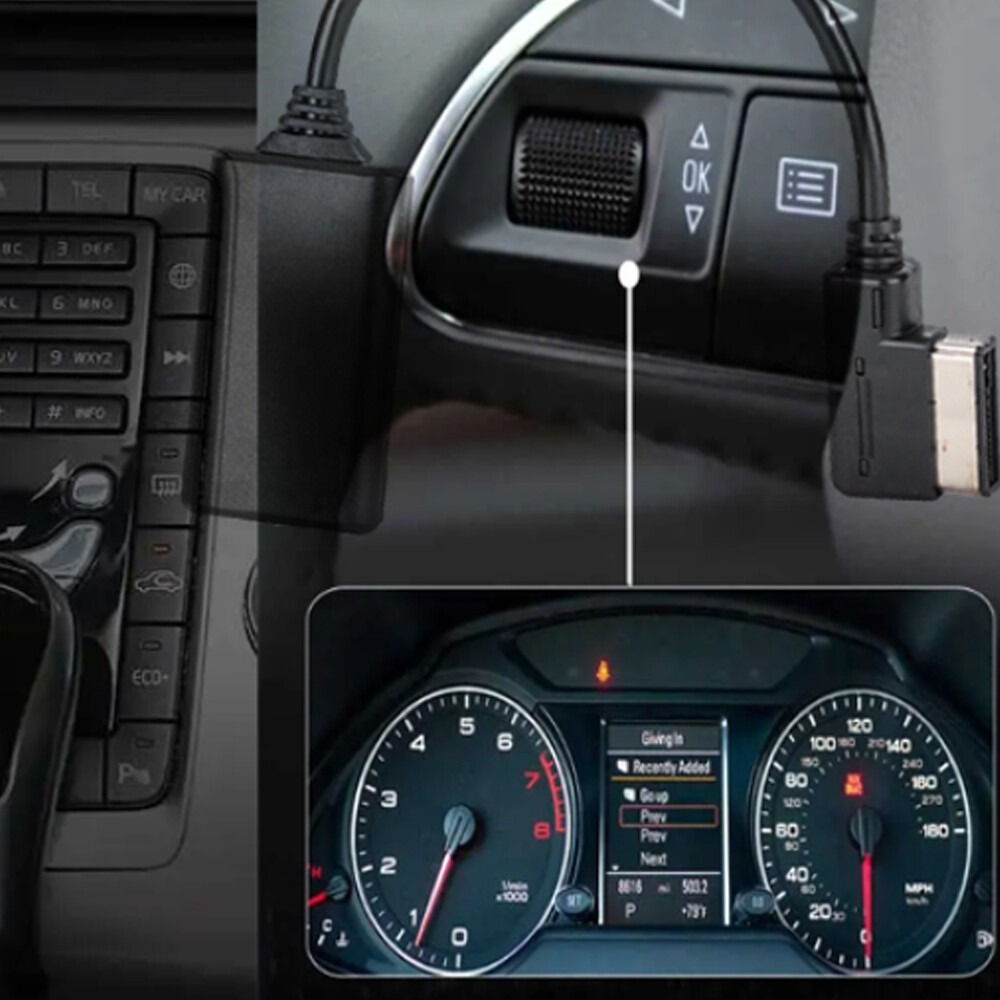 Audio Cable Adapter AMI Bluetooth Music Interface For Audi A3 A4 A5 A6 Q5 Q7 AUX