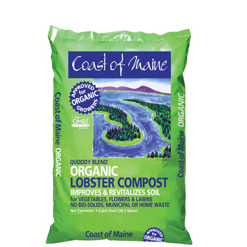 Coast of Maine Q1 Quoddy Blend, Organic Lobster Compost Soil, 1 cf