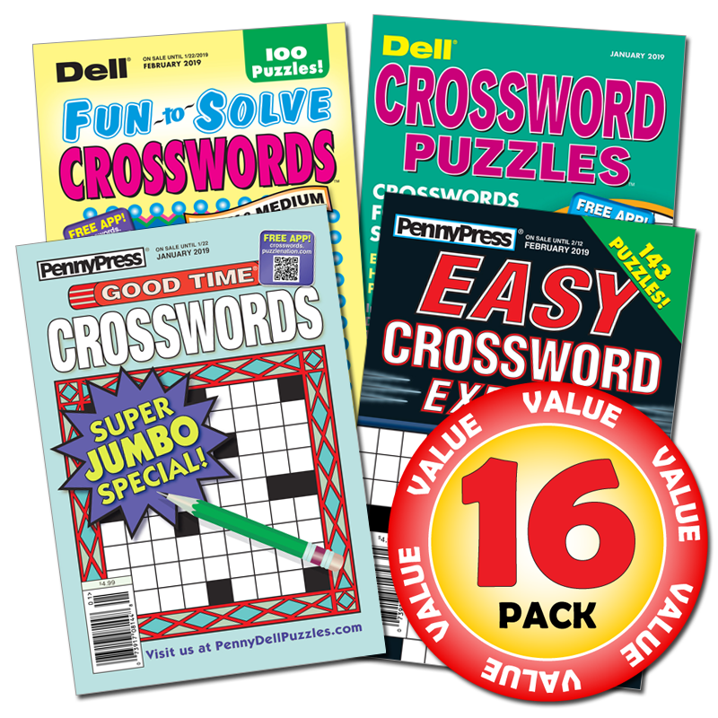 Penny Dell Favorite Crossword 16-pack