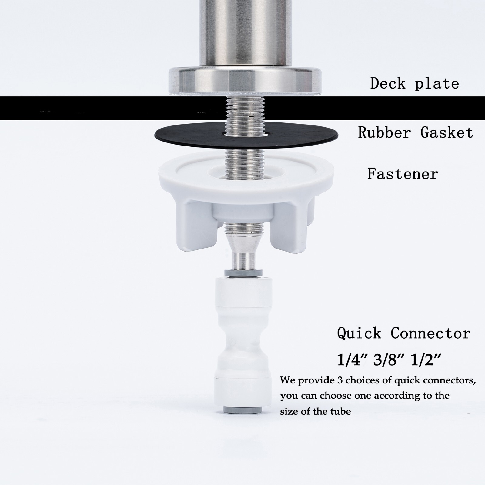 Stainless Steel Water Filter Faucet Reverse Osmosis Drinking Water Faucet