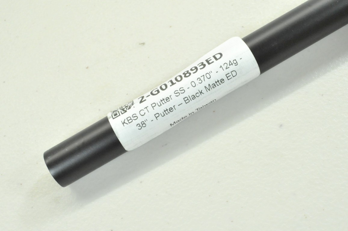 KBS CT Tour 120 Matte Black Uncut Putter Shaft .370 Shaft Steel # 192219