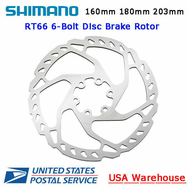 Shimano Deore SLX SM-RT66 Disc Brake 6-Bolt Rotor 160mm 180mm 203mm MTB