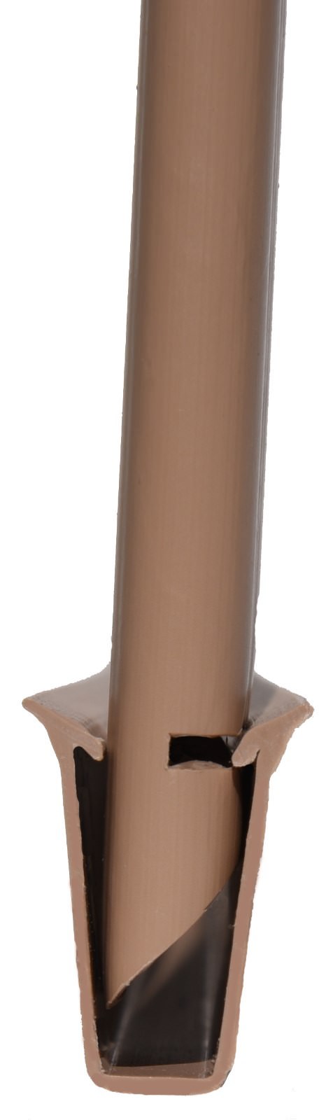 Chain Link Privacy Slat Bottom Locking Device Channel - 9 Colors