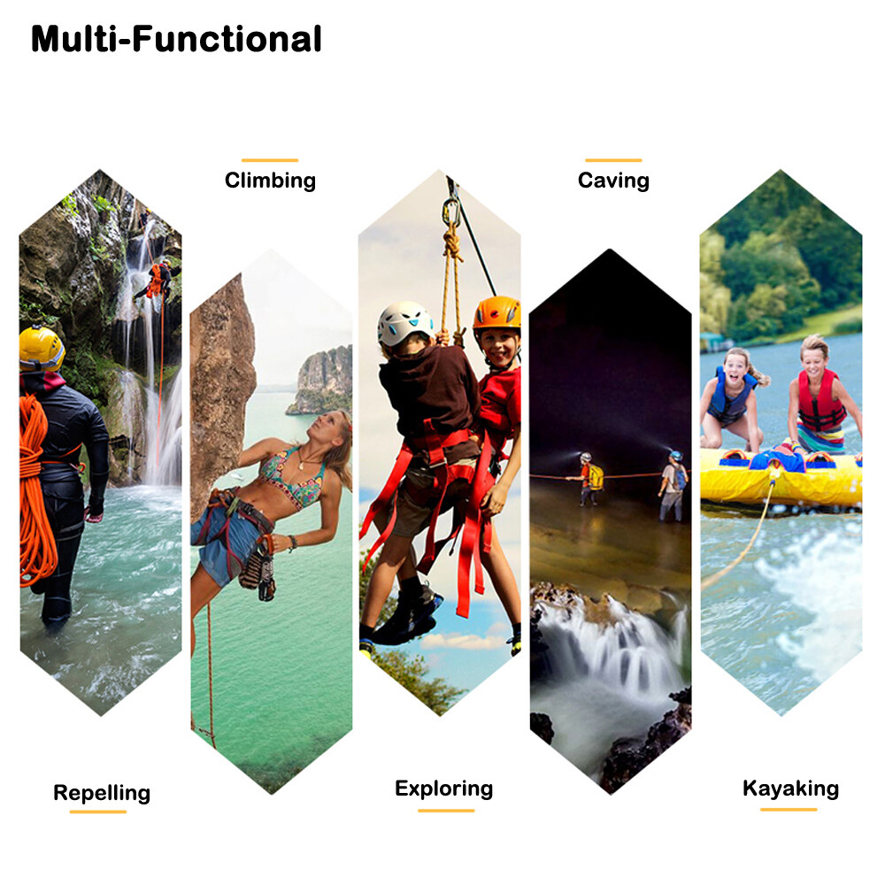 30KN Climbing Carabiner Aluminum Screw Locking Clip Heavy Duty Hook Rock Rescue