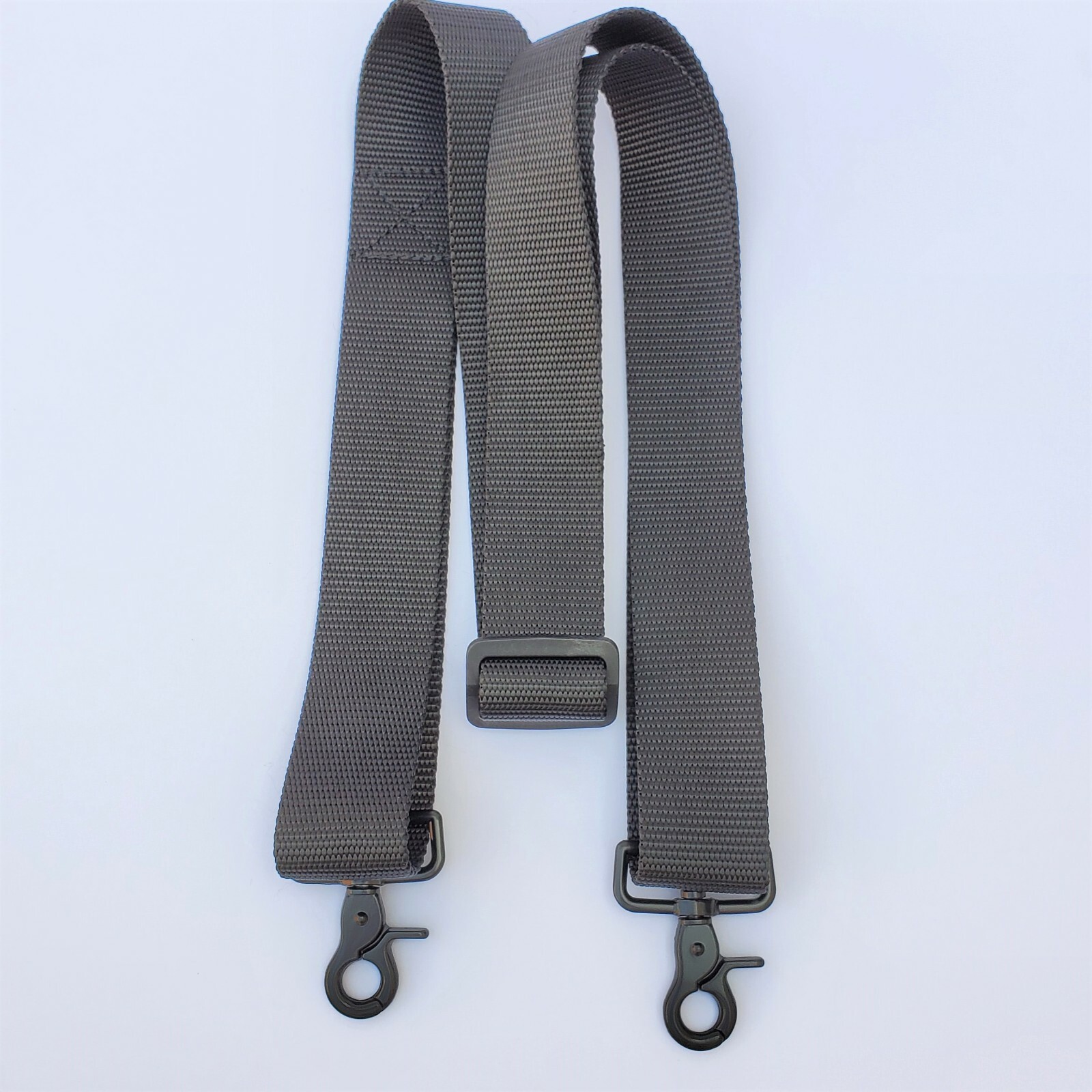 1.5" Wide 2-point Metal Snaps BLACK Sling for Rifle/Airsoft with Free Carabiner!