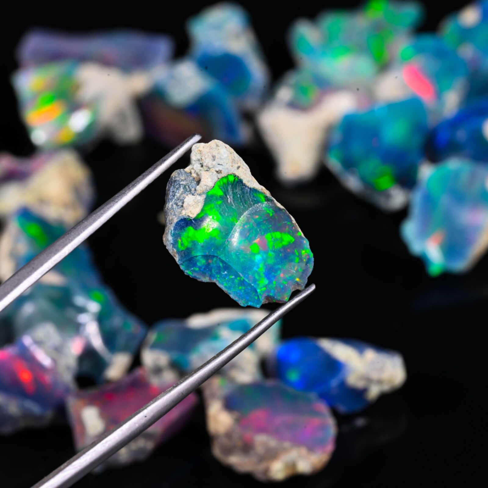 opal rough cut grade opal raw, Ethiopian opal gemstone, 10 Pieces large opal lot