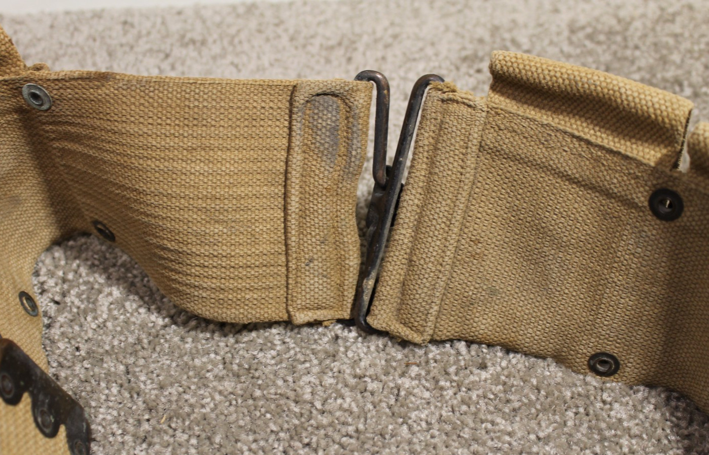 Original US WWI Ammo Ammunition Cartridge Belt Russell 1918 WW1