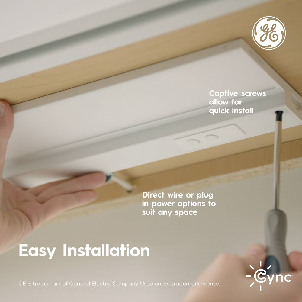 GE Household Lighting 24" Undercabinet Light Fixture: LED, 1500 Lumens,