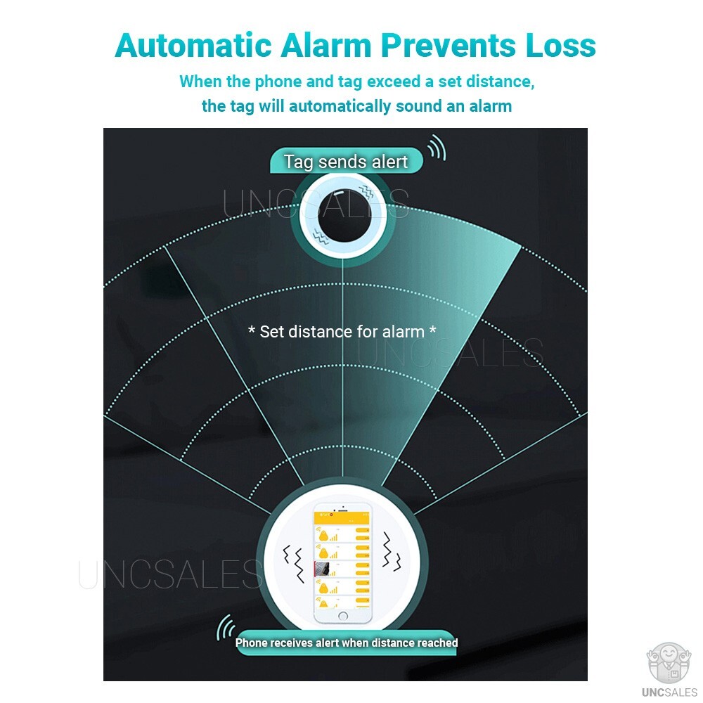 Bluetooth Mini GPS Smart Tag Air Key Pet Finder Tracker Locator iOS Android
