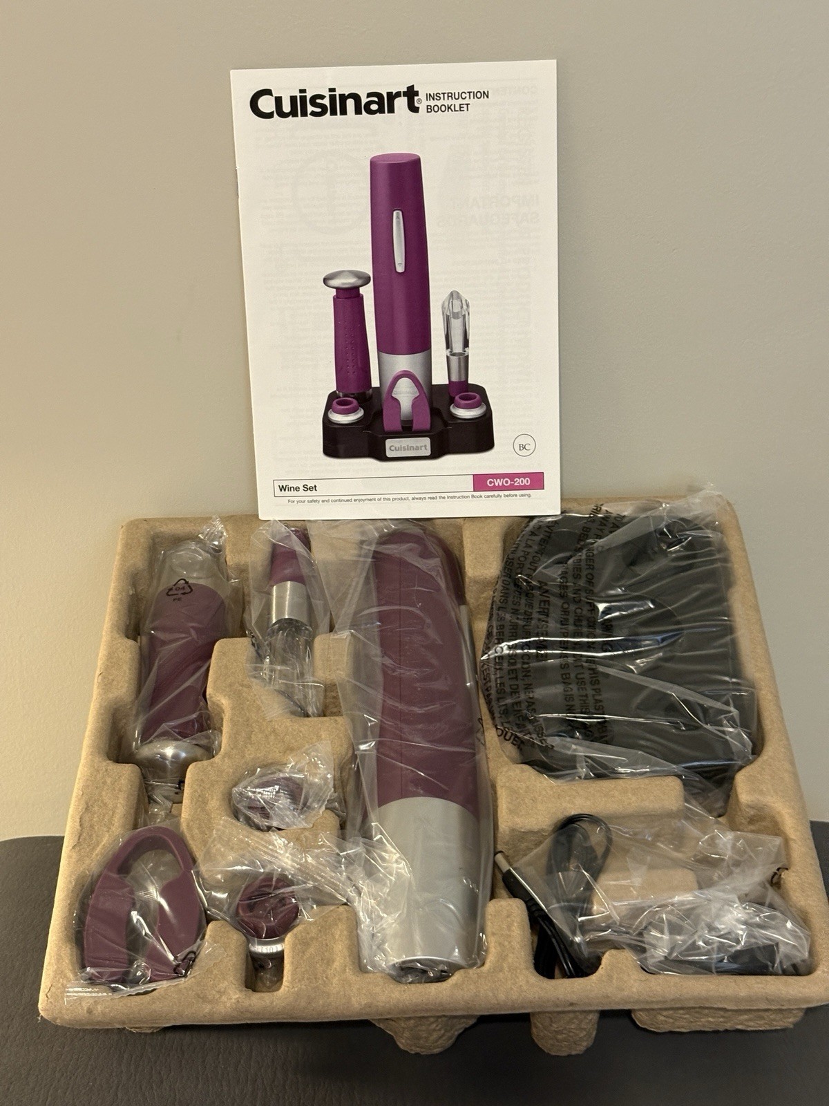 Cuisinart Wine Opener Set CWO-200 NIB
