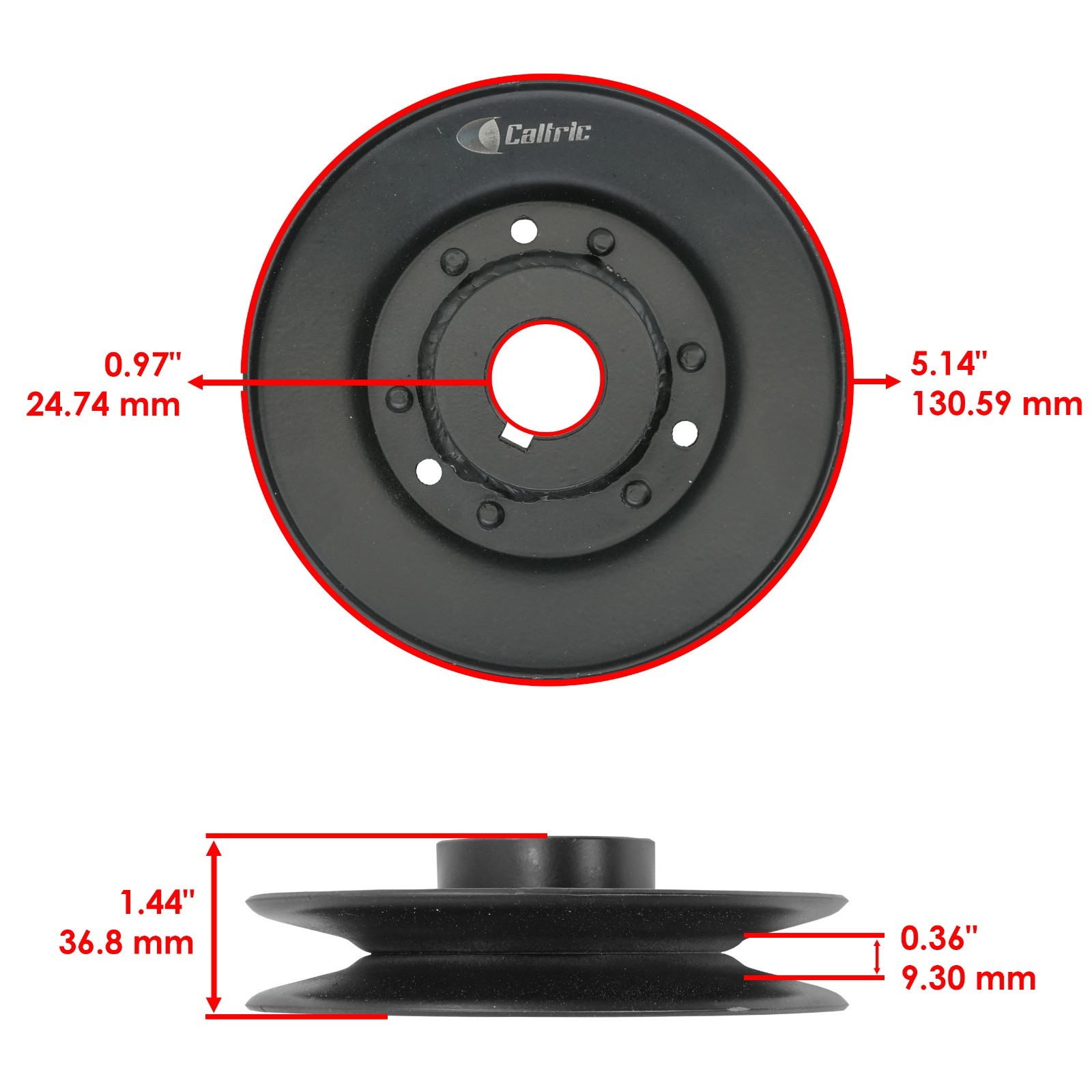 54" Deck Spindle & Pulley for Bad Boy ZT Elite 2014-2016 033-6003-00 037-6015-50