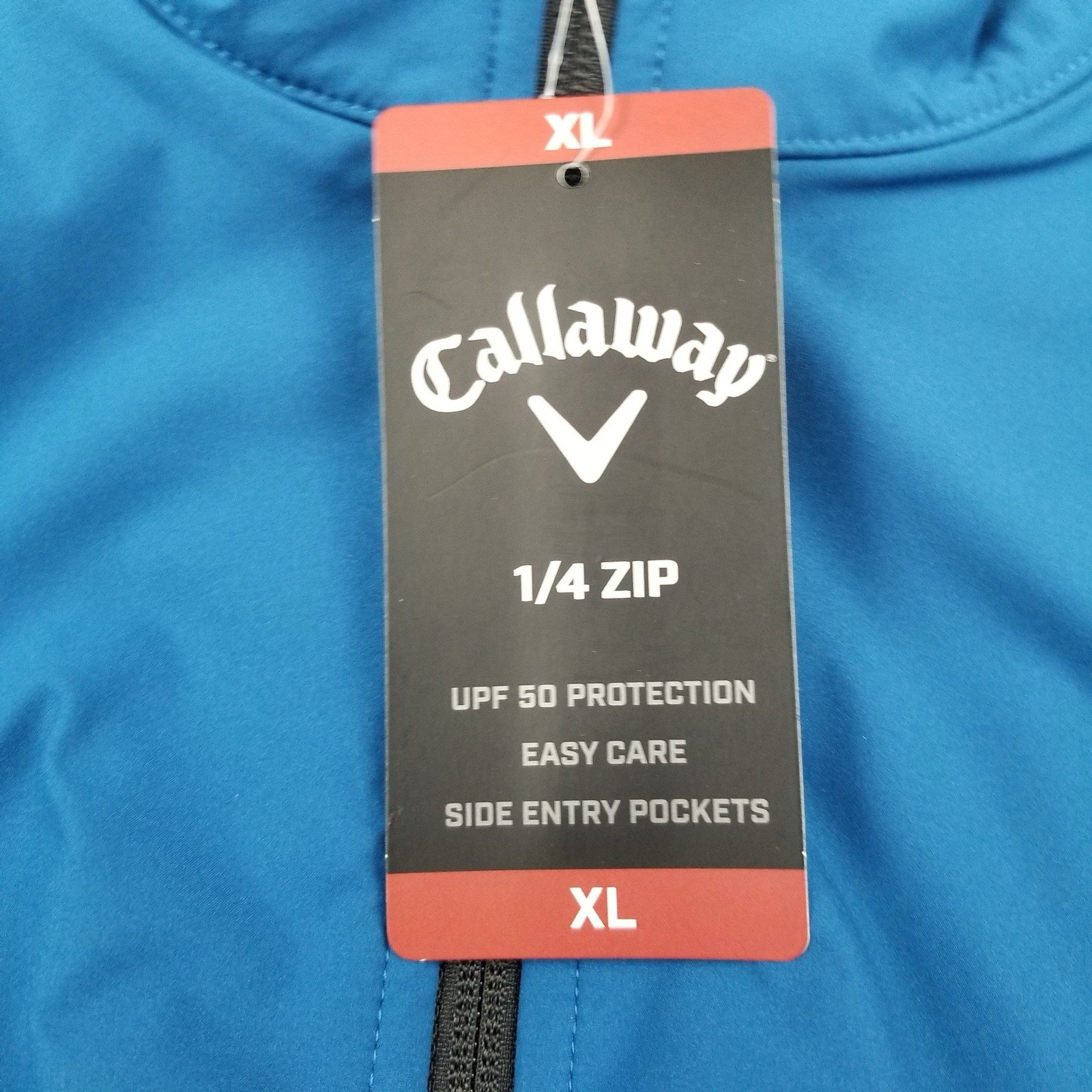 Callaway Opti-Series Men's XL Blue 1/4 Zip Pullover UPF50