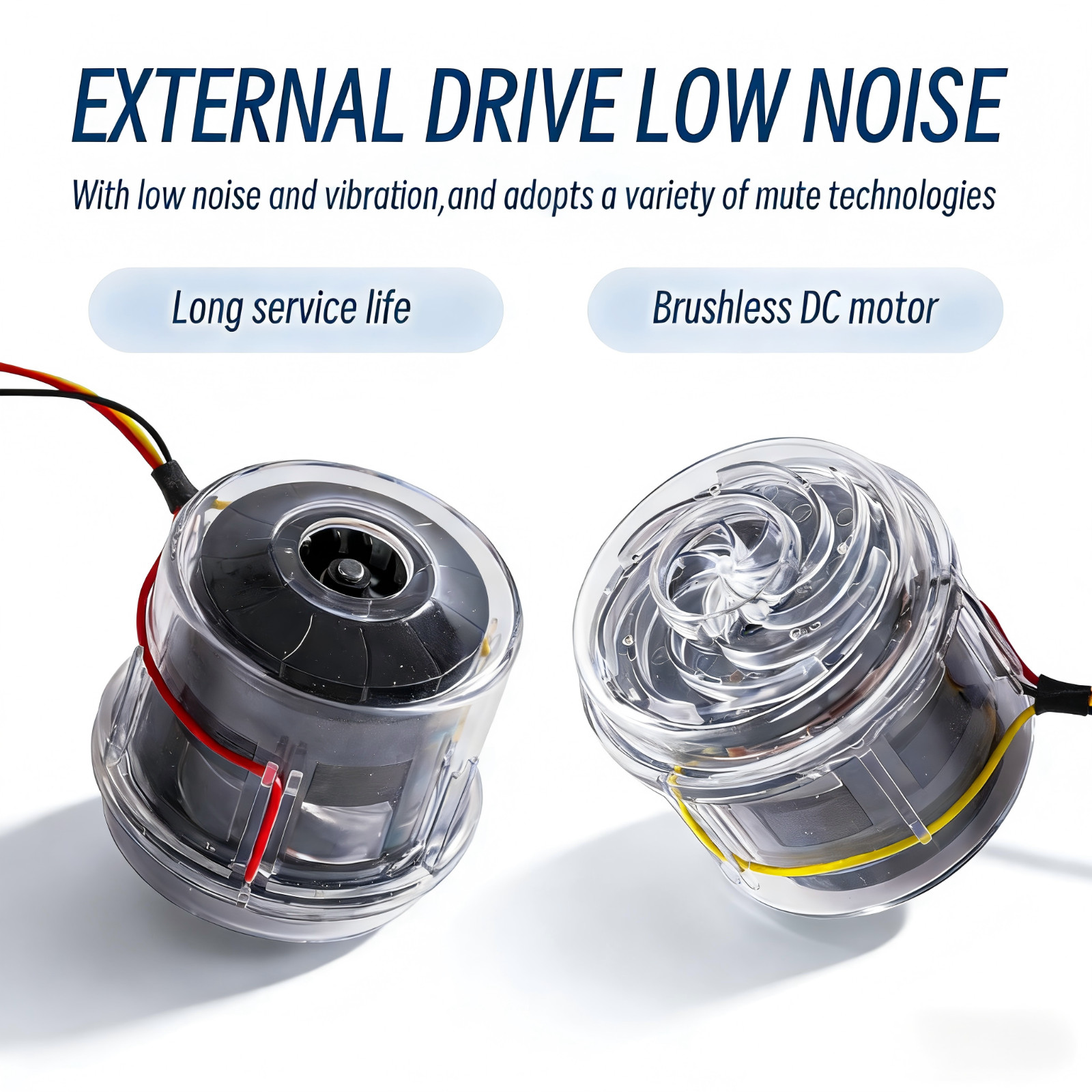 High-speed, high-voltage motor fan for ResMedS9 S10