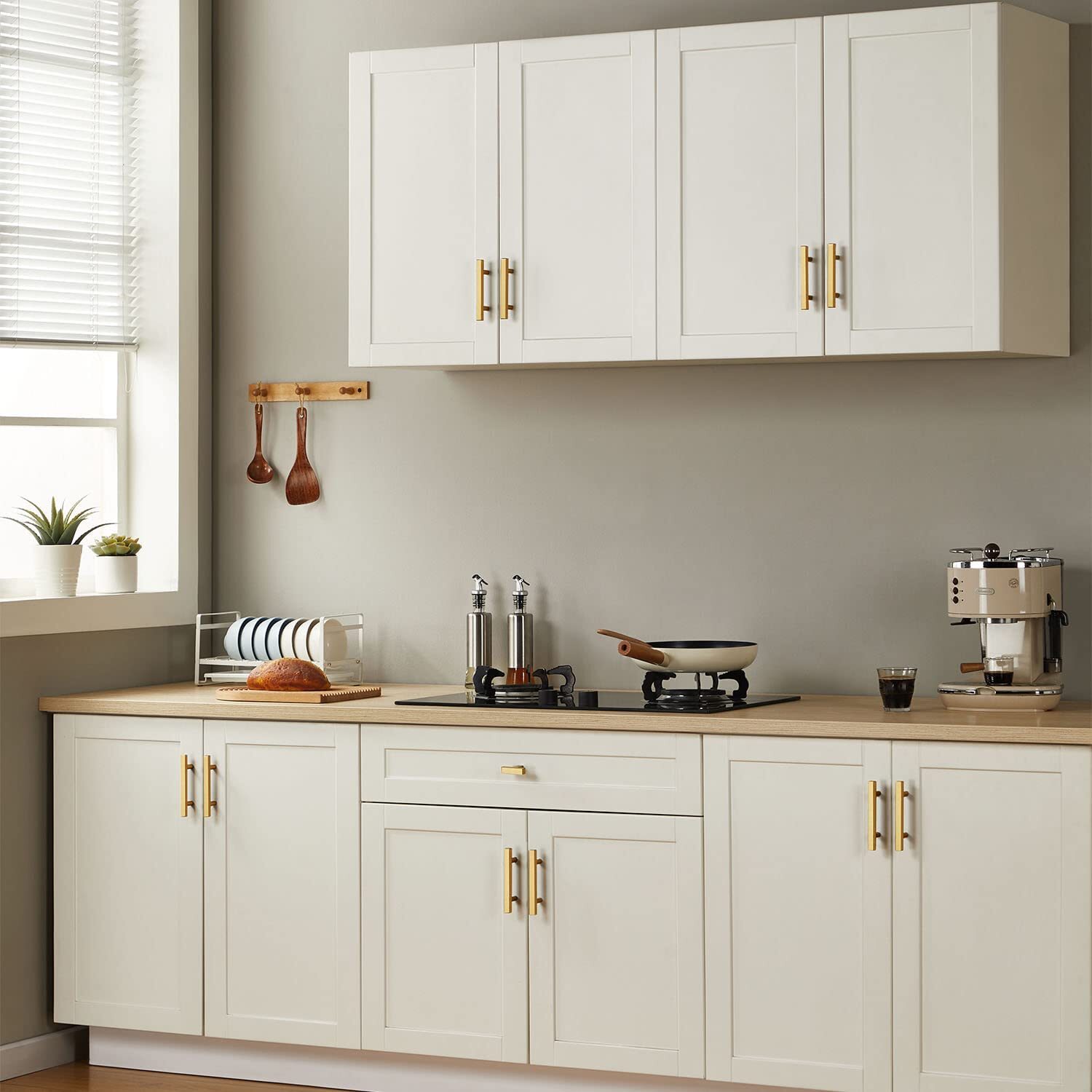 Stainless Steel Kitchen Square Cabinet Handles T Bar Drawer Pulls Black Gold US