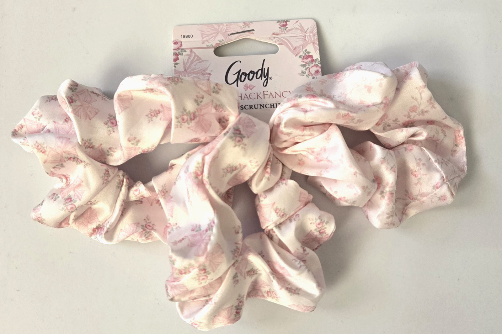 Love Shack Fancy x Target Wet Mini Brush, Goody Hair Scrunchies Bundle Trio New