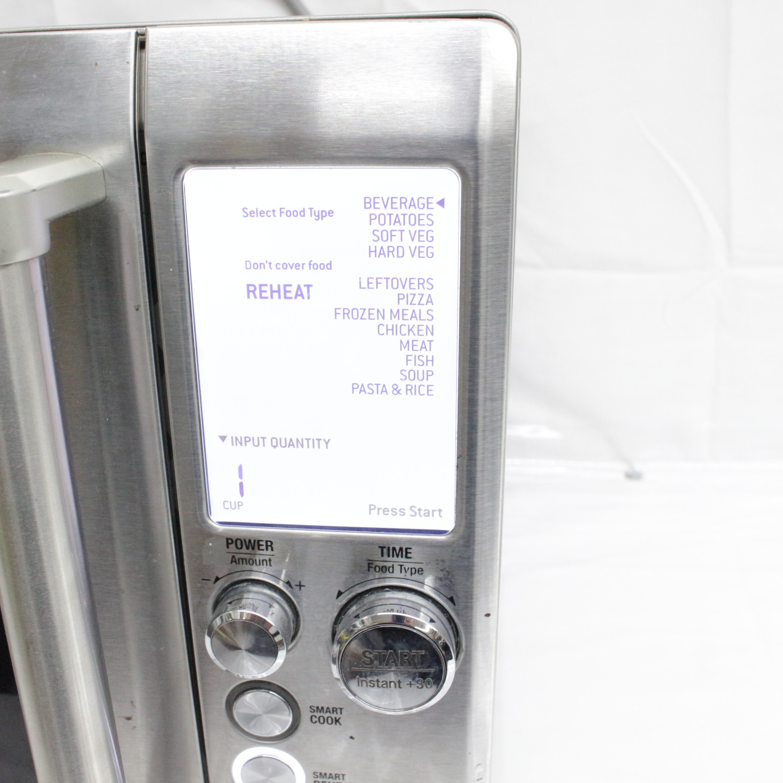 Breville BM0734XL Quick Touch Microwave Brushed Stainless Steel Silver