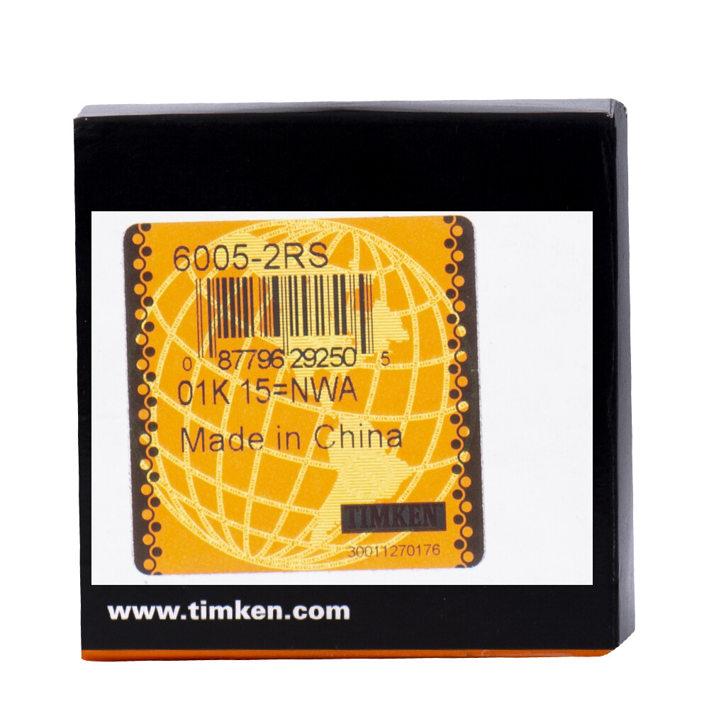 (2 PACK) 6005-2RS TIMKEN 25X47X12MM Double Rubber Seal Ball Bearings