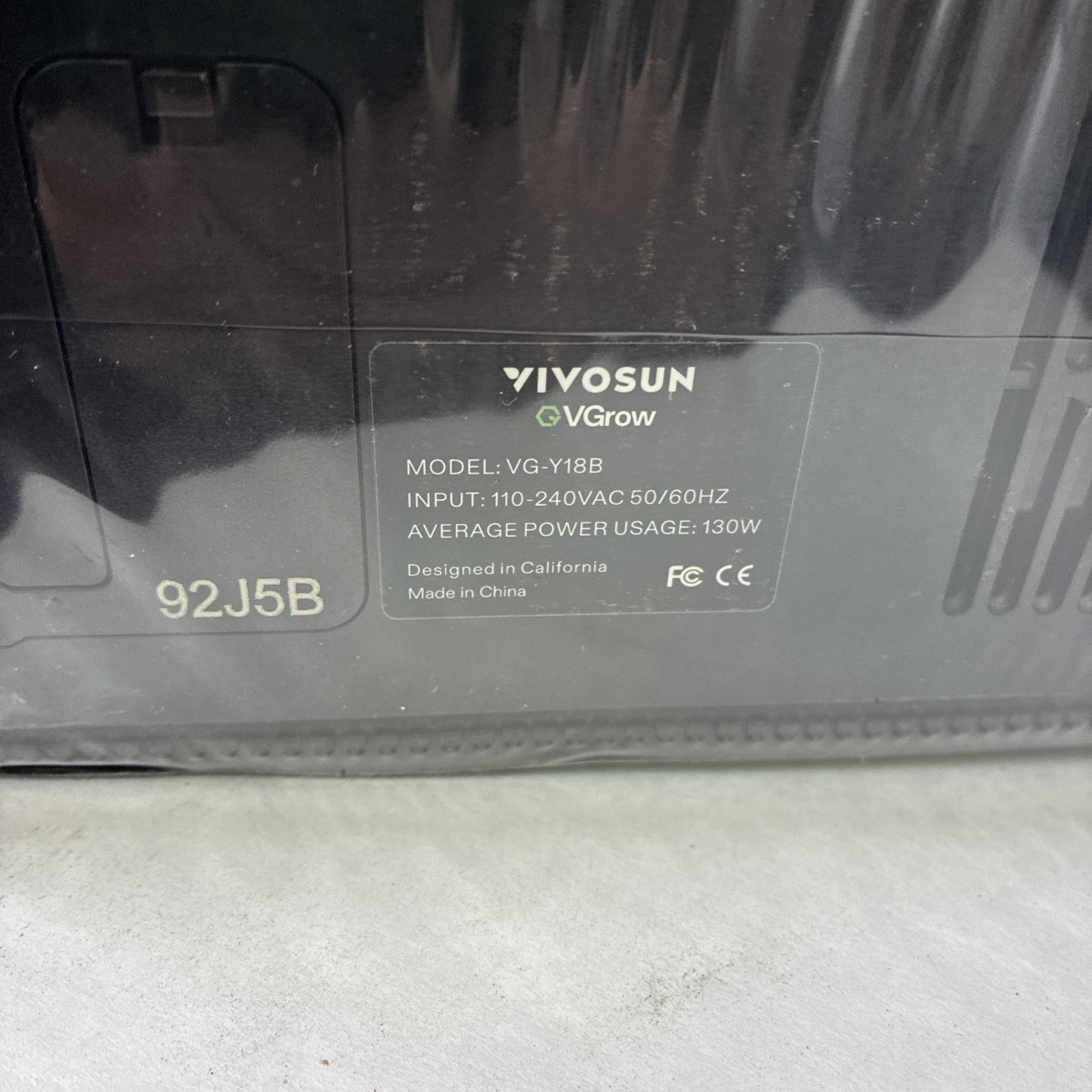 VIVOSUN VGrow Smart Top Cover Model: VG-Y18B ( Top Cover Only)