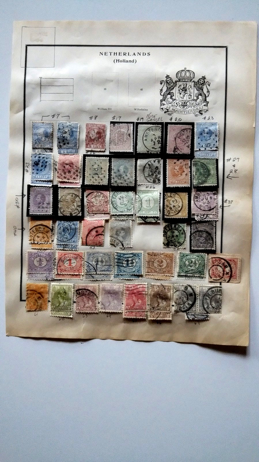 Netherlands Stamp Collection- Used / MH / MNH On Pages / Stock Cards