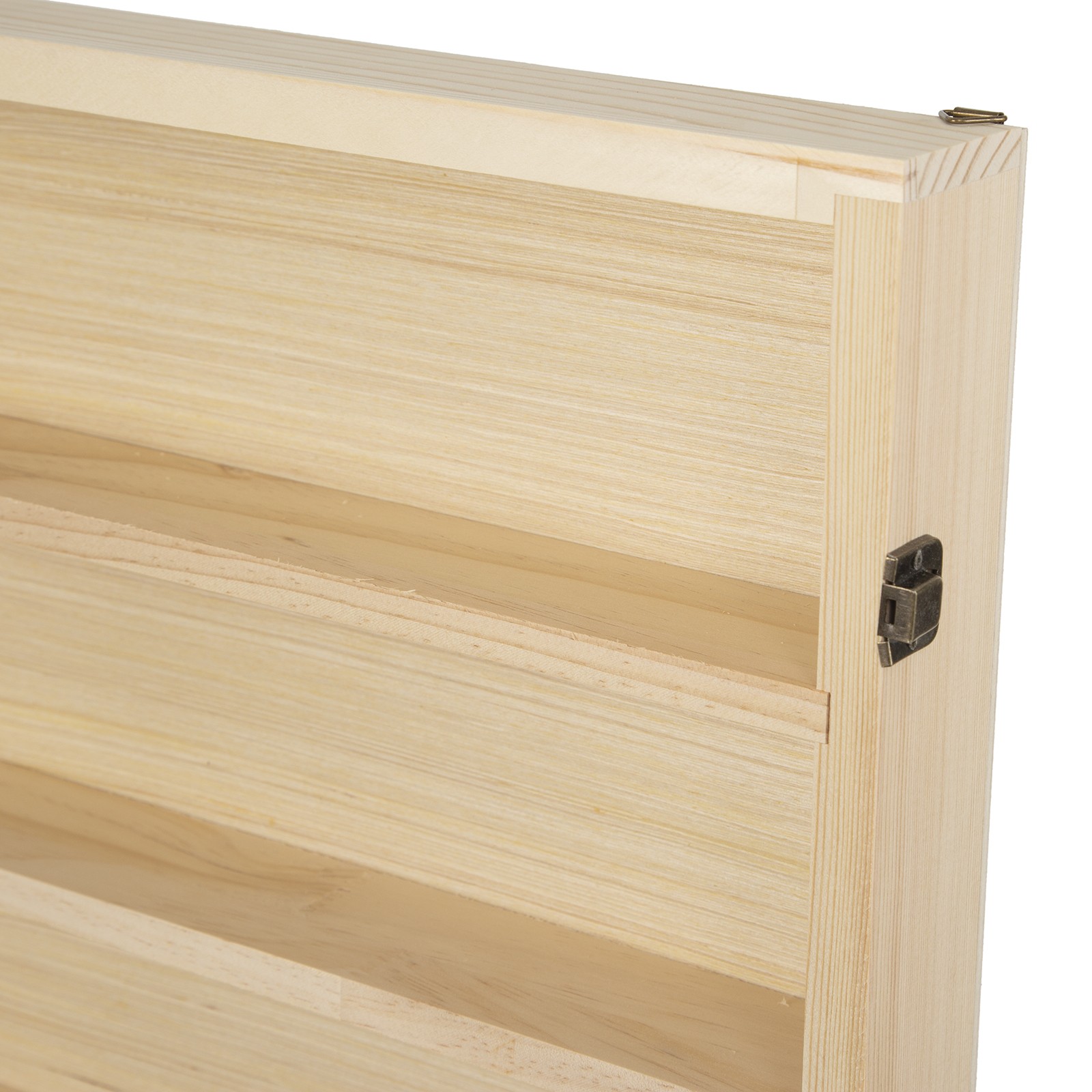 6 Tier Wooden Wall Mounted Display Cabinet Model Toy Collection Locker