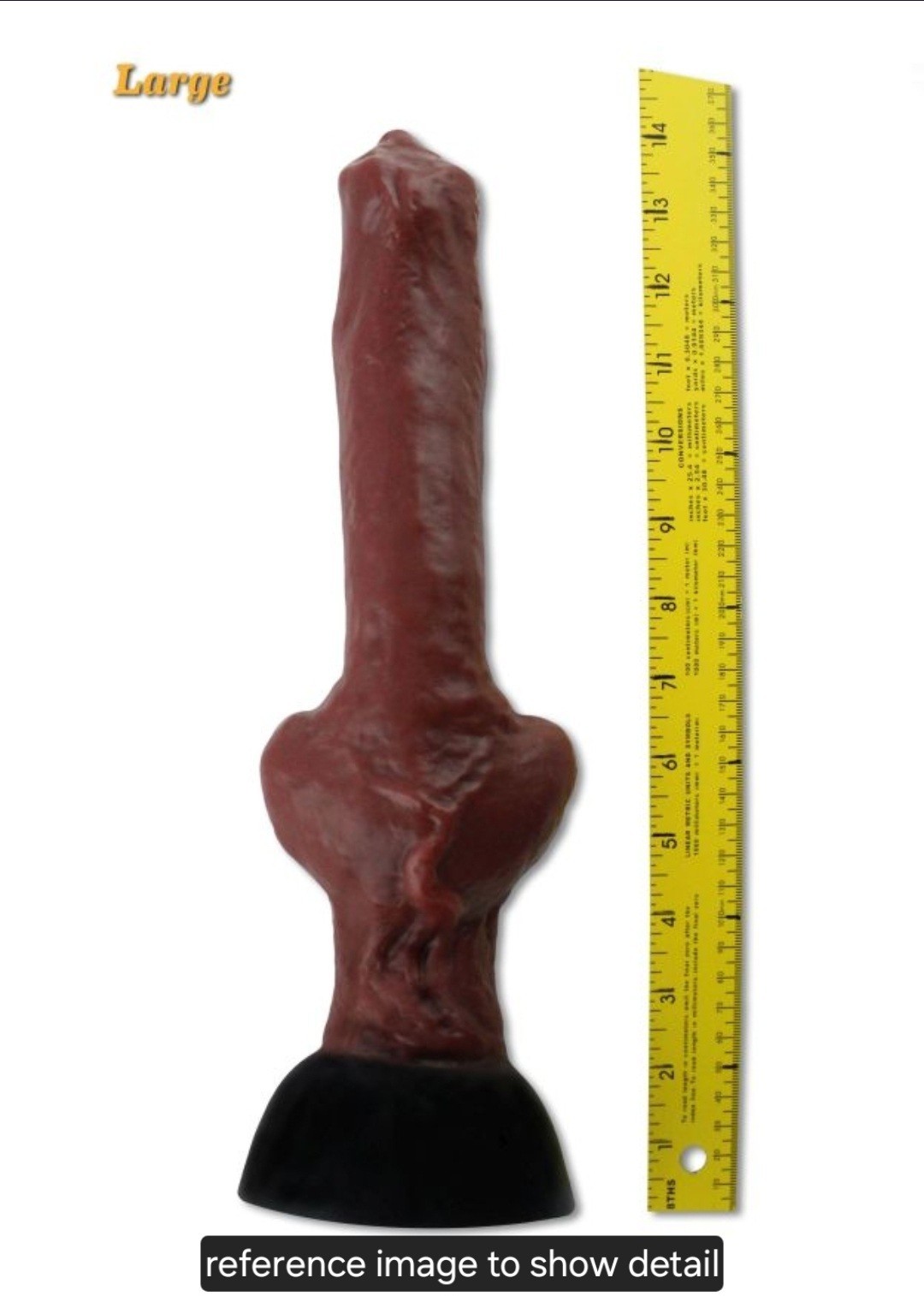 Adult Sex Toy Knot Dildo Huge Platinum Silicone Handmade USA EE Bernard Size L