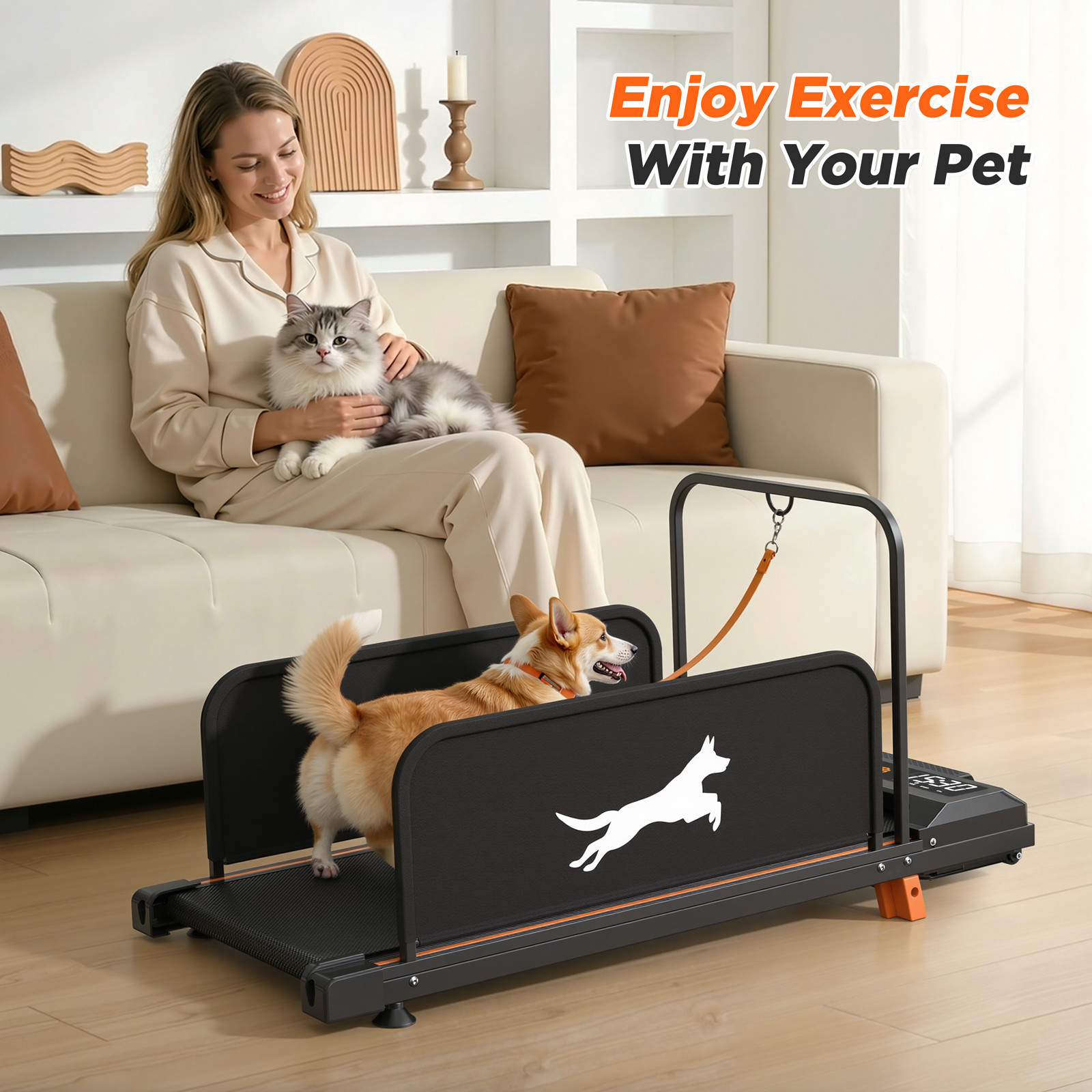 2026 Edition Small Dog Treadmill Pet Running Machine Pacer Treadmill with Remote