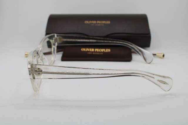 NEW OLIVER PEOPLES OV 5229 1101 BRADFORD CLEAR SILVER AUTHENTIC EYEGLASSES 50-20
