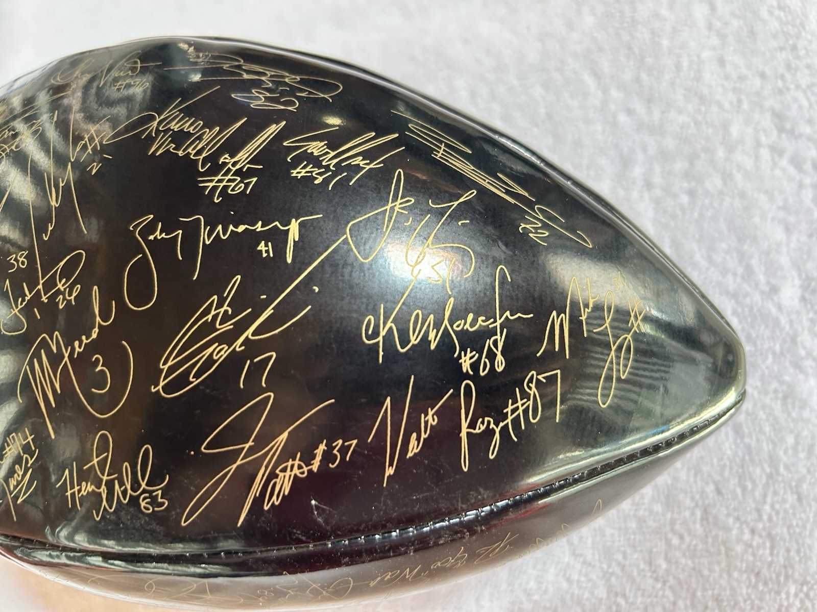 2005 TEAM SIGNED STEELERS FOOTBALL