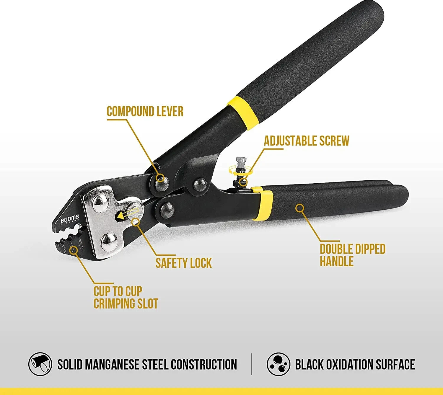 Fishing Crimper Pliers,Lure Rigging Tool,Fish Crimping Wire Mono Leader Line Rig