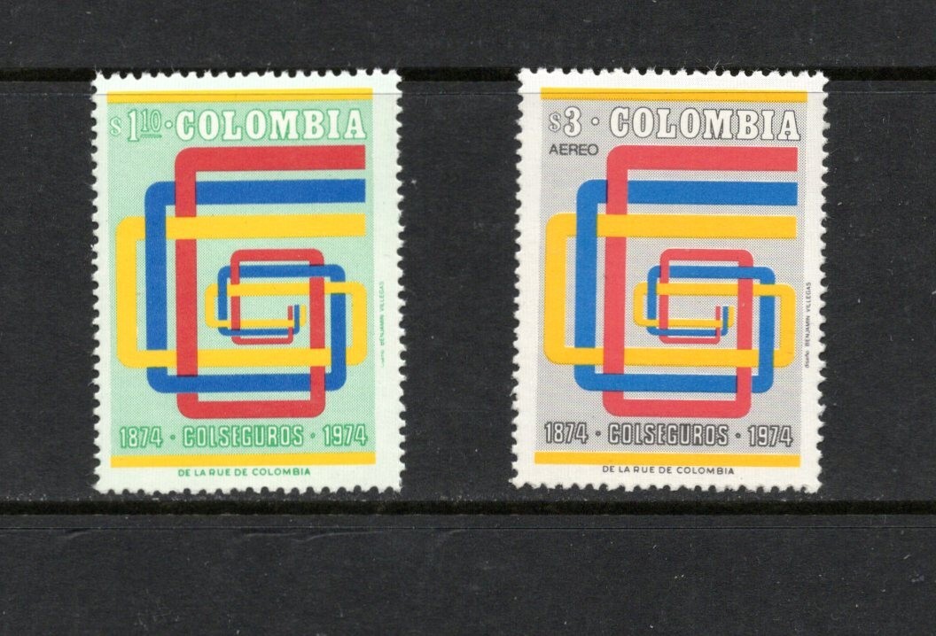 S0099   Colombia  1974   National Insurance Co.    2v.   MNH